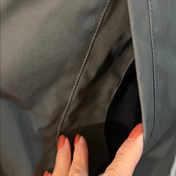 Element Charcoal Hooded Windbreaker White Zip NWOT - Picture 7 of 15